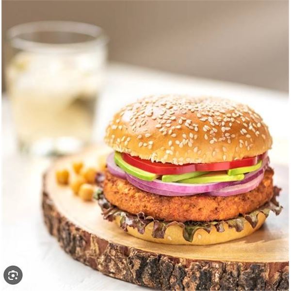 my Little Chickpea - Chickpea Veggie Burgers, 16 x 420g Case