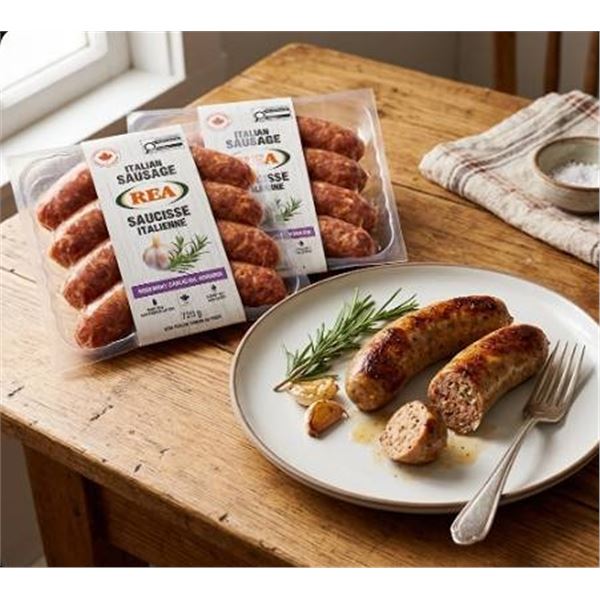 REA Rosemary Garlic Italian Sausage, 2x720g