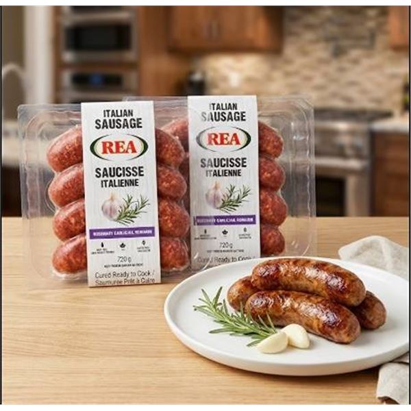 REA Rosemary Garlic Italian Sausage, 2x720g