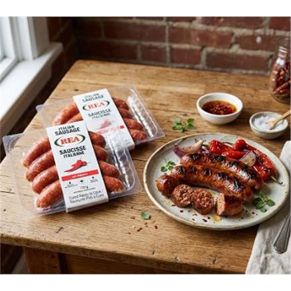 REA Hot Italian Sausage 2x 720g