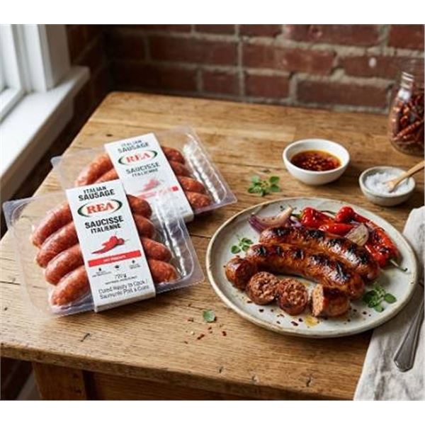 REA Italian Sausage Hot 2x720g