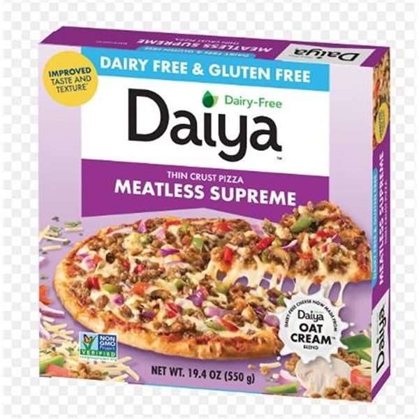 8x 550g Daiya Meatless Supreme Pizza