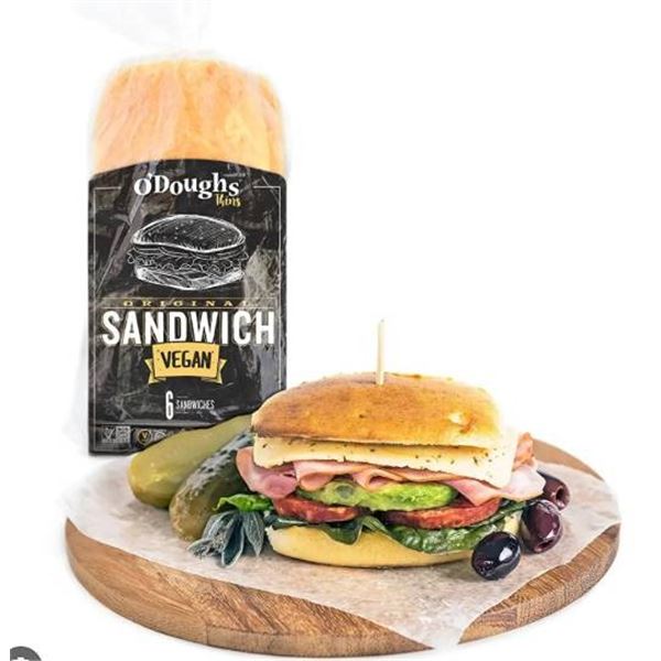 O'Doughs Original Vegan Sandwich Buns 6x510g