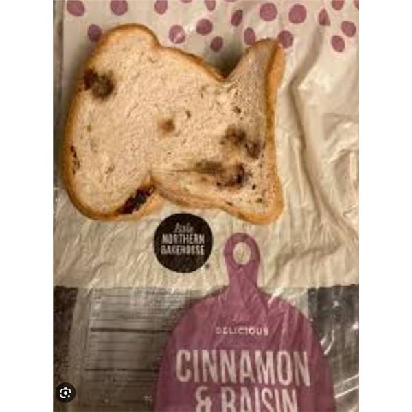 Little Northern Bakehouse Cinnamon & Raisin Bread 6x482g