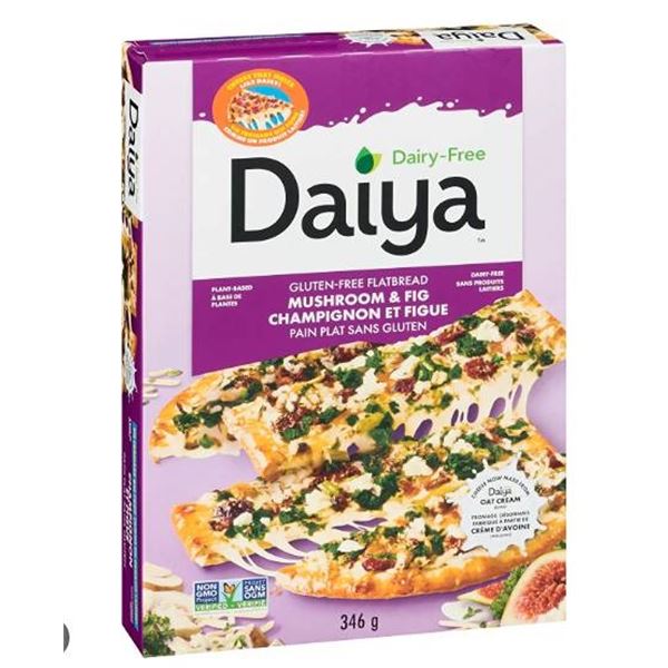 Daiya Mushroom & Fig Flatbread Lot 8x364g