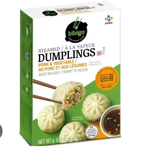 Bibigo Pork & Vegetable Dumplings 9 x 187g