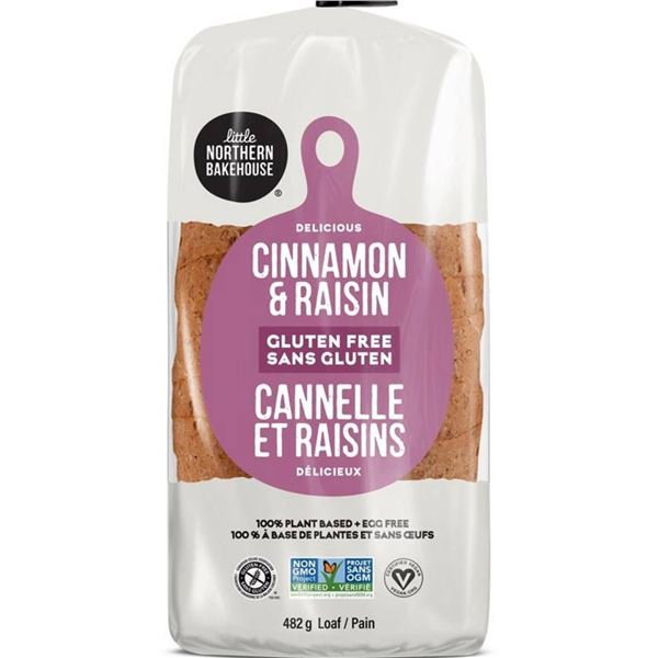 Lot of 6 - Cinnamon & Raisin Gluten Free Bread 482g