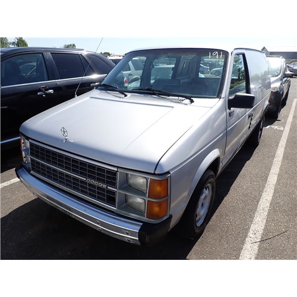 1985 Dodge Mini Ram Van