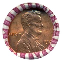 1976 Lincoln Cent RARE Never Opened Original Bank Roll 50 GEMS (COI-5499)