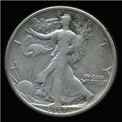1917S Walking Liberty Half Dollar High Grade (COI-6339)