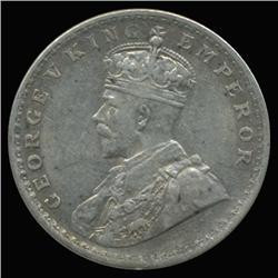 1914C India Silver Rupee High Grade (COI-6643)