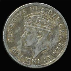 1941 Canada Newfoundland 5c Silver Hi Grade RARE (COI-6755)