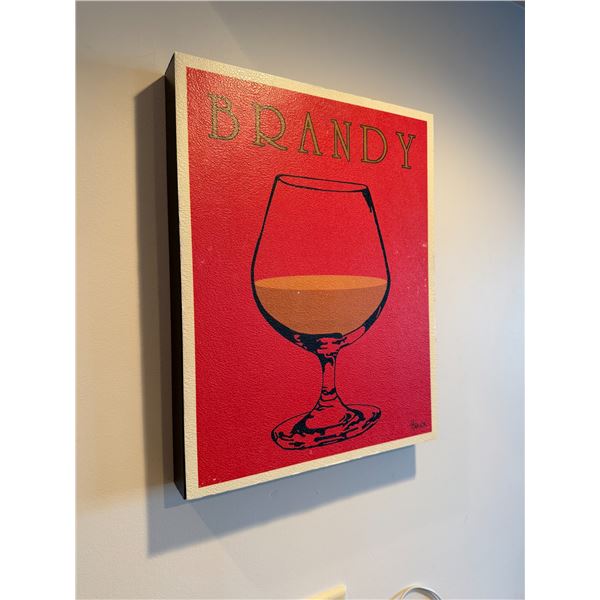 Brandy sign wall decor