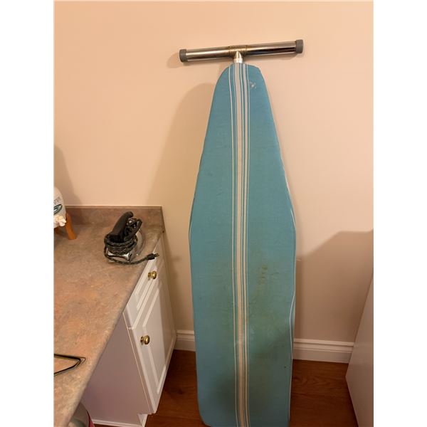 Ironing  board and iron