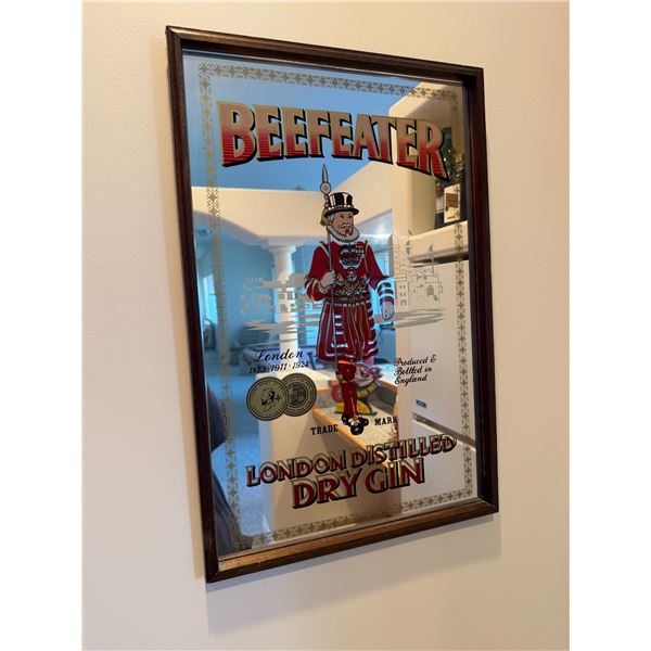 Beef eater mirror 16" x 24"