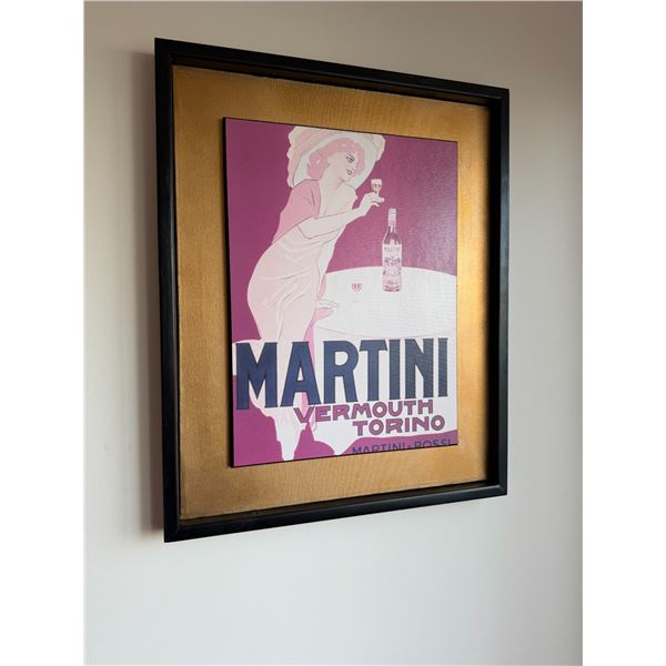Martini wall singing 17 1/4" x 21"