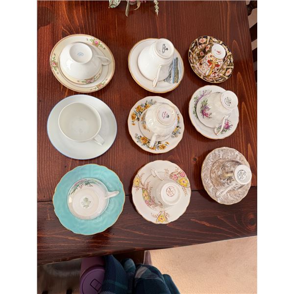 Teacups and saucers