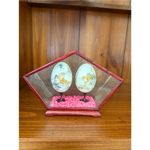Decor eggs in stand