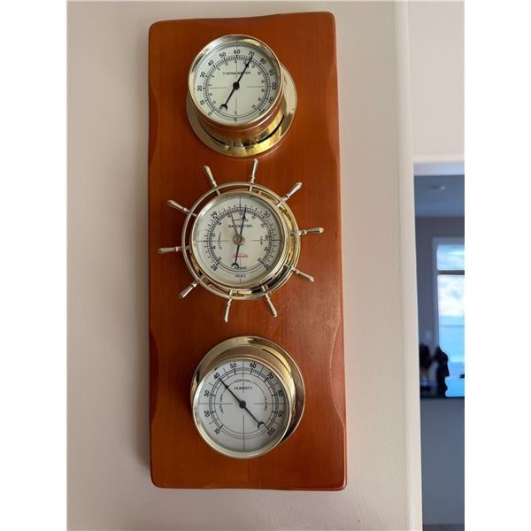 Barometer thermometer