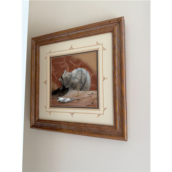 WAREAGLE artwork 14 1/2 inches half