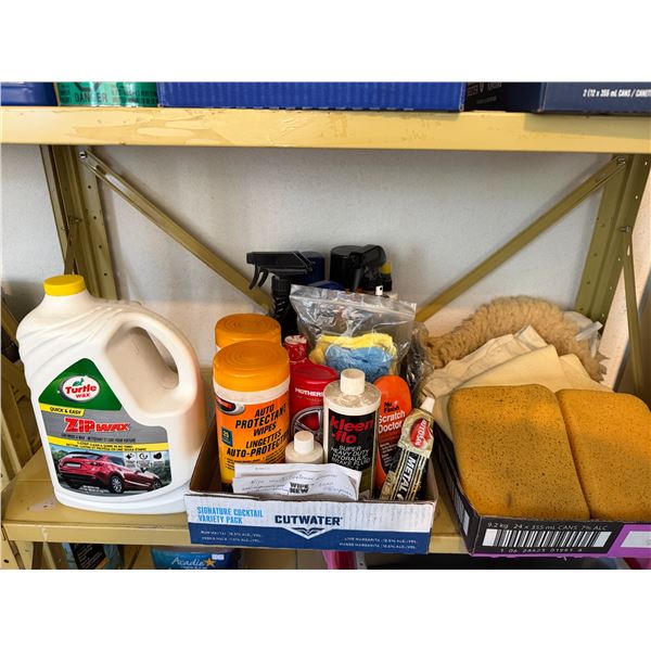 Car care cleaning items