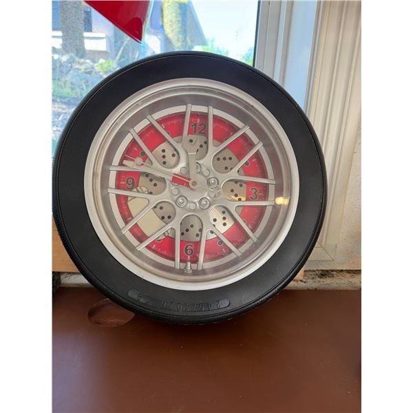 Tire clock 14 inches