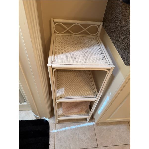 Wicker stand 12" x 12"