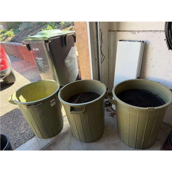 Garbage cans