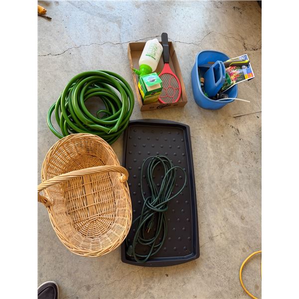 Boot Mat garden hose bug zapper, etc.