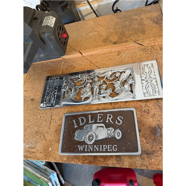 Toddlers Winnipeg plaque and other parts you want me to come back to the shop