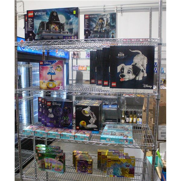 LARGE LOT WITH 36 ASSORTED NEW LEGO SETS MOSTLY