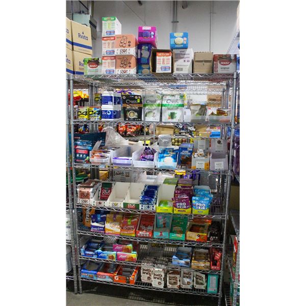 LARGE LOT OF PROTEIN BARS, ORGANIC TRADITIONS