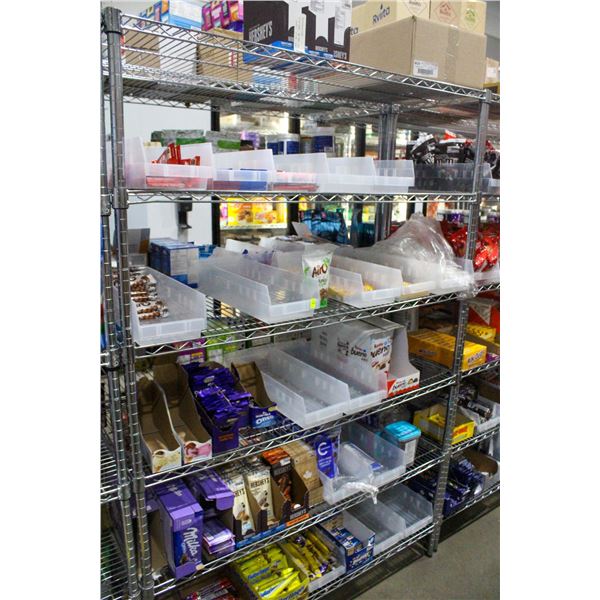 LARGE LOT OF ASSORTED LOOSE CHOCOLATE BARS