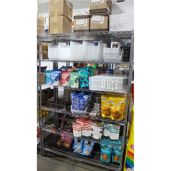 LARGE LOT OF ASSORTED PRETZELS, PUMPKIN SEEDS