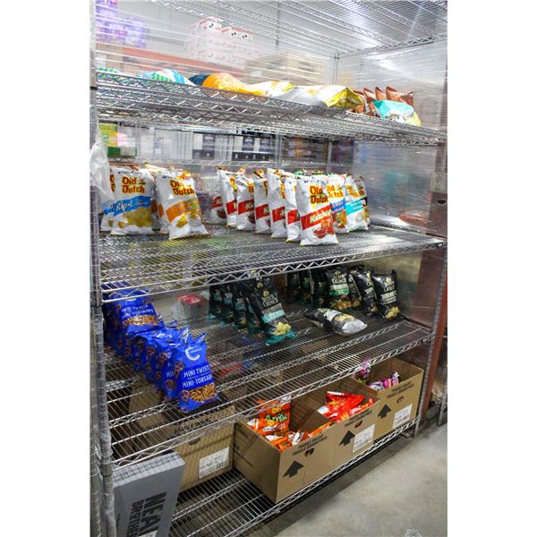 LARGE LOT OF ASSORTED CHIPS INCLUDES OLD DUTCH