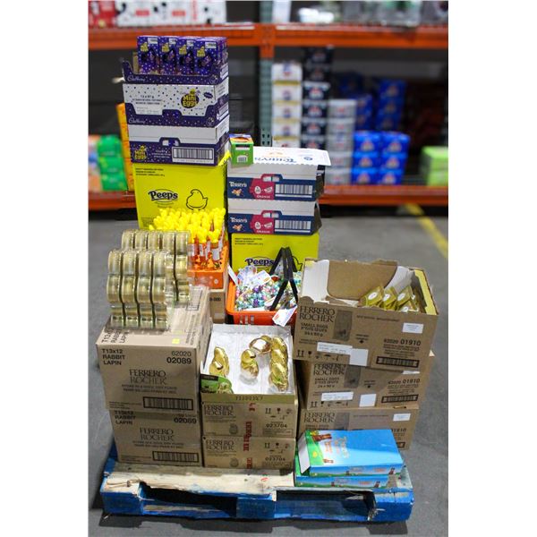 PALLET OF ASSORTED EASTER CHOCOLATES INCLUDES