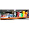 Image 1 : CONTENTS OF SHELF: LARGE LOT OF SOFT DRINKS