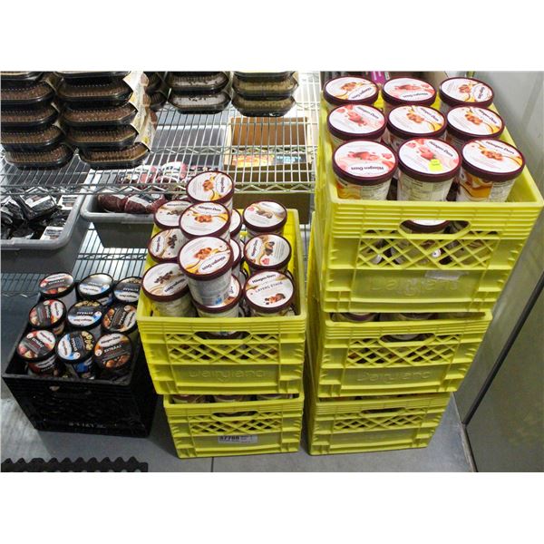 6 CRATES OF ASSORTED HAAGEN DAZS ICE CREAM