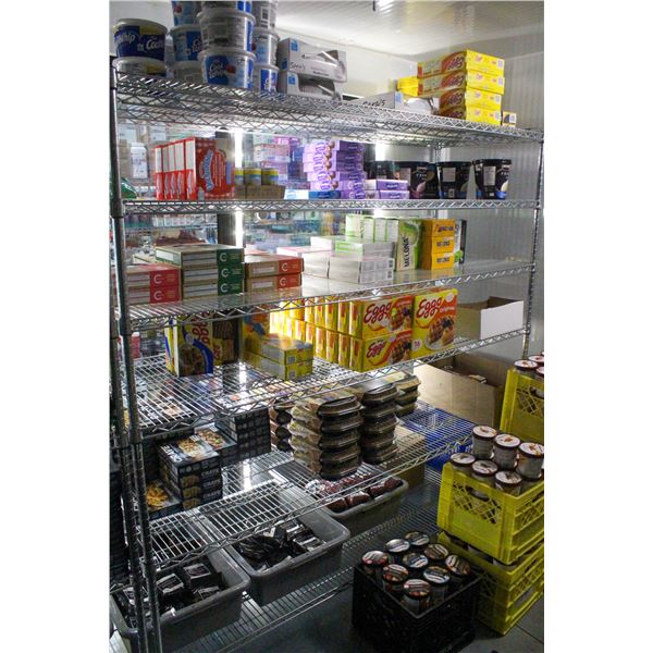 LARGE LOT OF ASSORTED FROZEN GOODS CONTENTS
