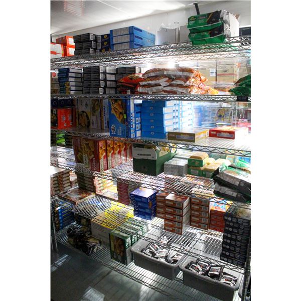 LARGE LOT OF ASSORTED FROZEN GOODS CONTENTS