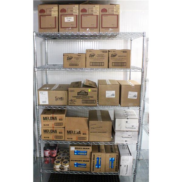 LARGE LOT OF ASSORTED FROZEN GOODS CONTENTS