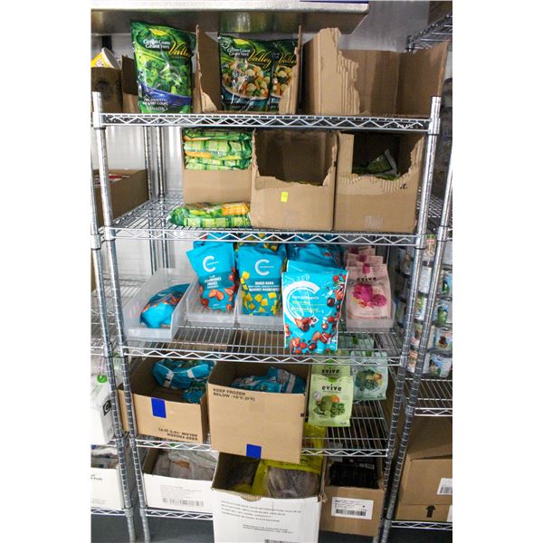 LARGE LOT OF ASSORTED FROZEN GOODS CONTENTS