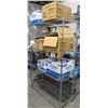Image 1 : 6 FOOT METRO RACK INCLUDES PAPER TOWEL CUPS