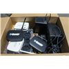 Image 1 : BOX OF APC BATTERY BACK UPS, ROUTERS, AND MORE