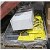 Image 1 : PALLET WITH PALLET RACK BASKETS, SAFETY SALT, AND