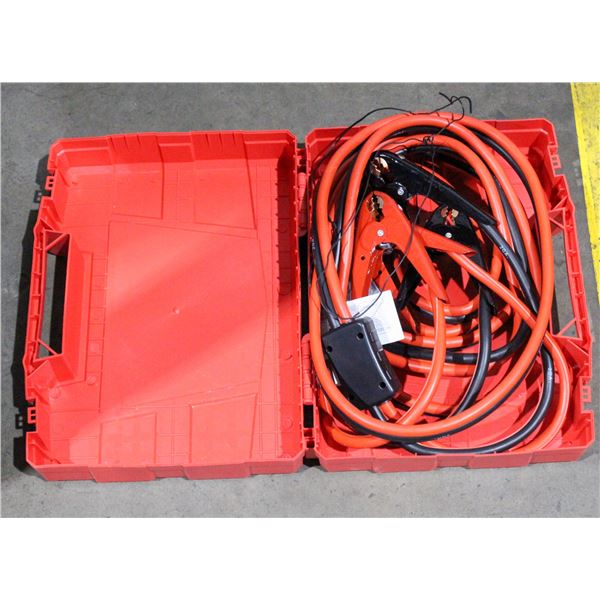 ULINE JUMPER CABLES IN HARDSHELL CASE