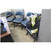Image 1 : 4 FOLDING CHAIRS SOLD WITH PIONEER HI-VIZ JACKETS