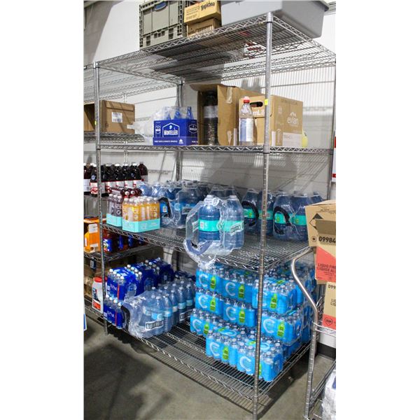 STEEL METRO RACK 7' X 59" X 3'
