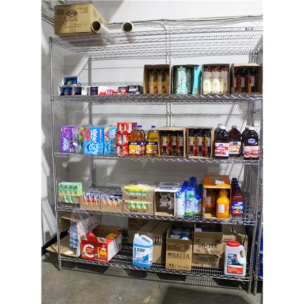 STEEL METRO RACK 7' X 59" X 3'
