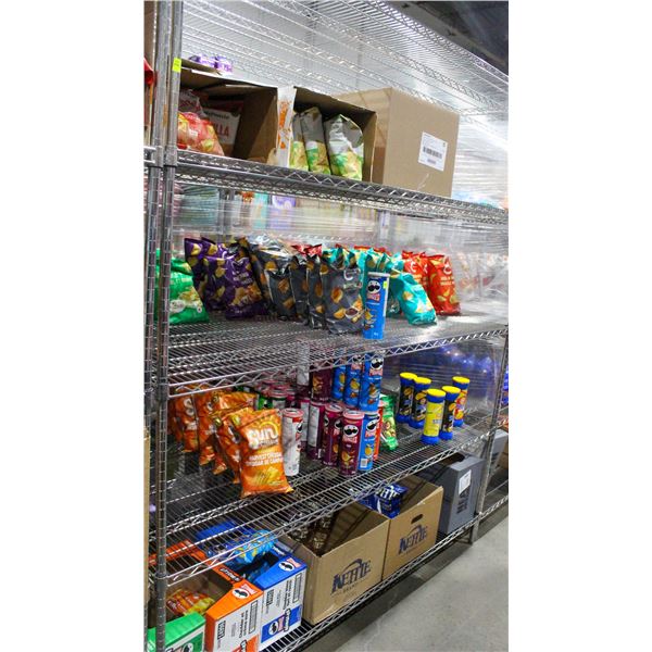 STEEL METRO RACK 7' X 59" X 3'